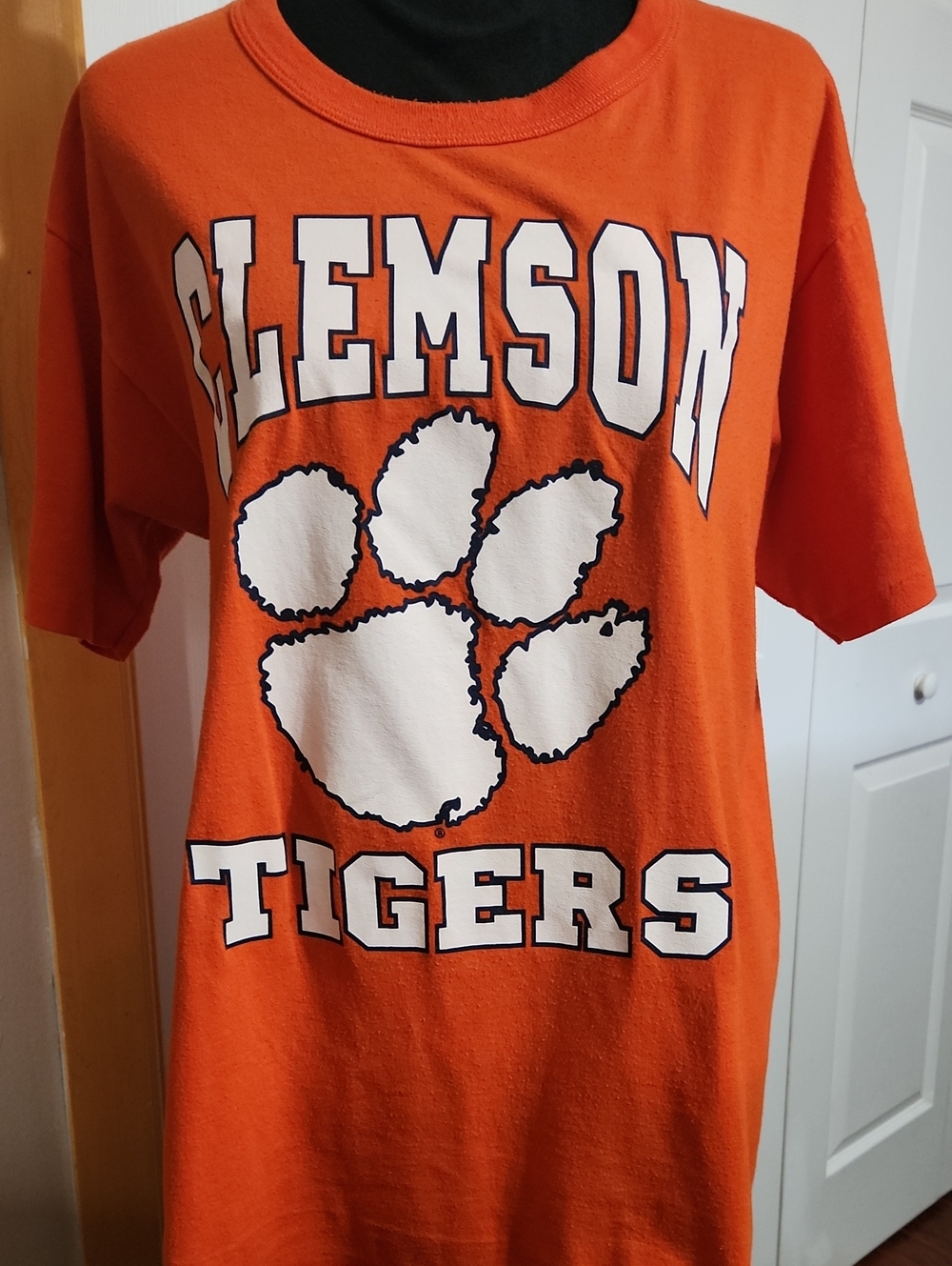 Russell Athletic Orange Clemson Tigers Graphic Short Sleeve Tee